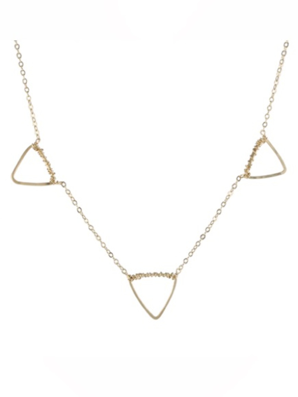 PEGGY LI TRIPLE GEO SHAPE NECKLACE